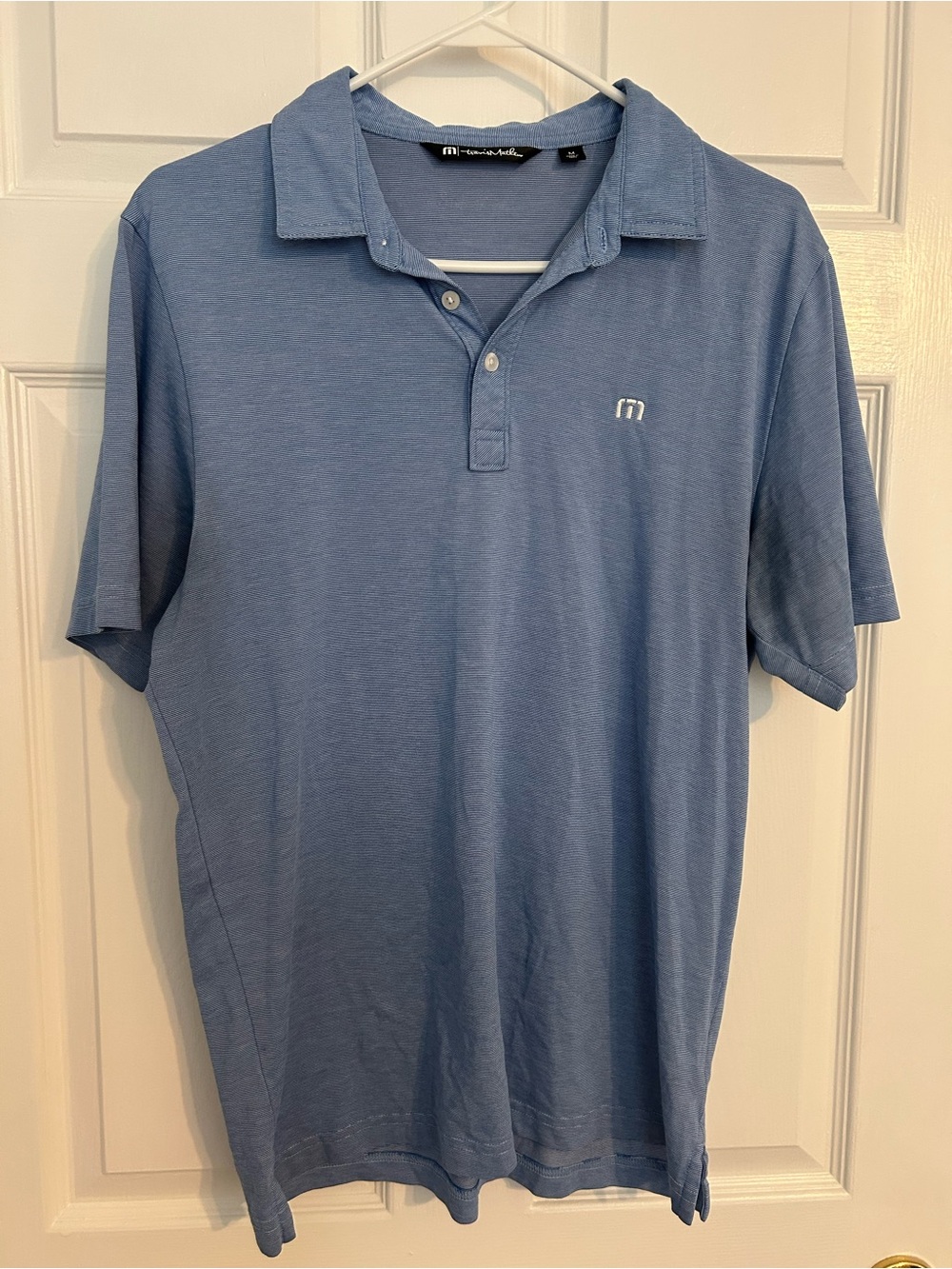 Travis Mathew Royal Blue Polo with Contrast Logo